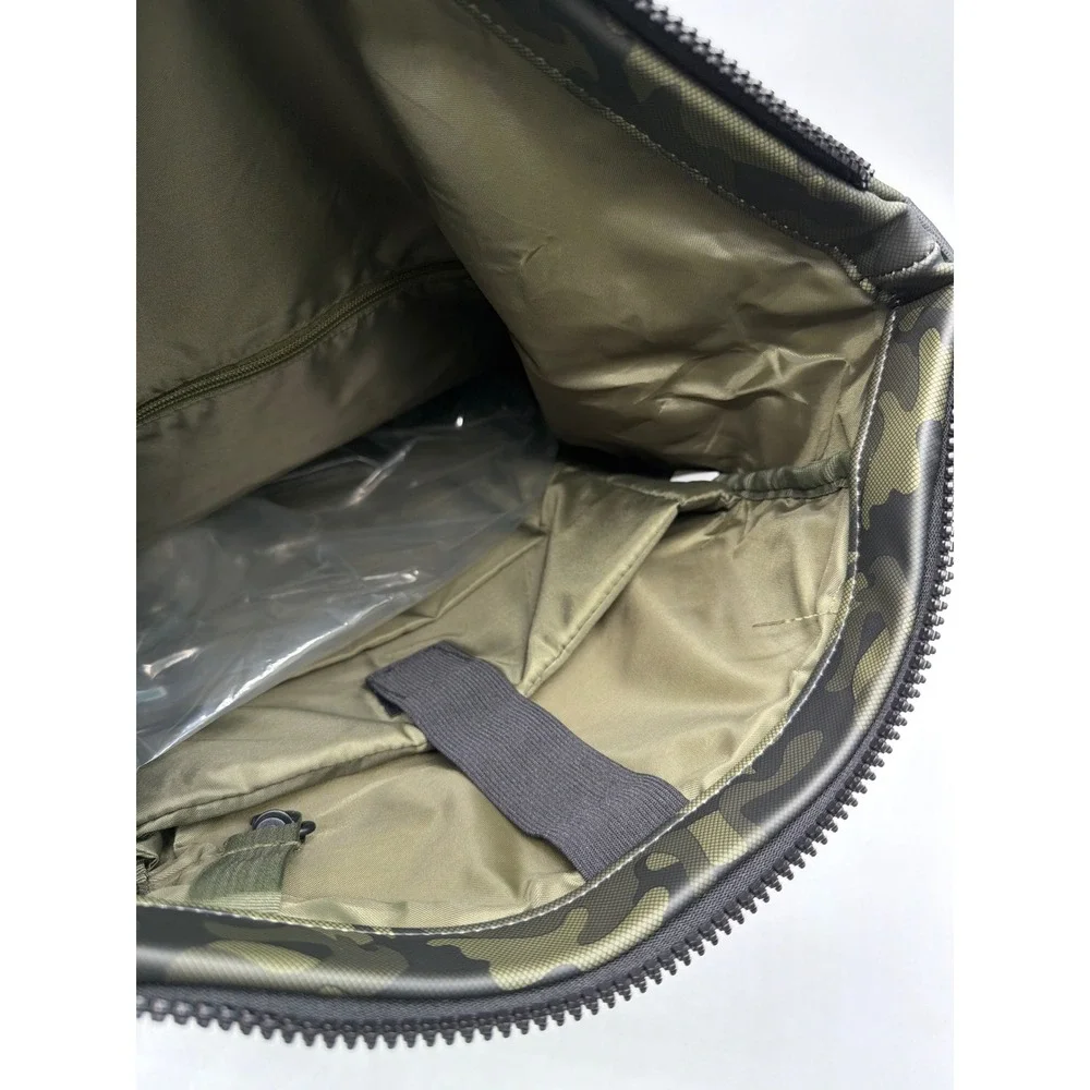 Duchamp London Olive Camouflage Foldover Backpack USB Port Laptop Sleeve 16632